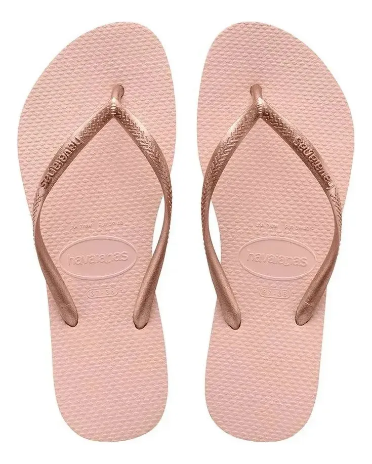 Chinelo Havaianas Slim Rosa Ballet — Clássico Havaianas na cor Rosa Ballet, fino e feminino. | Chinelaço, loja de chinelos no Rio de Janeiro