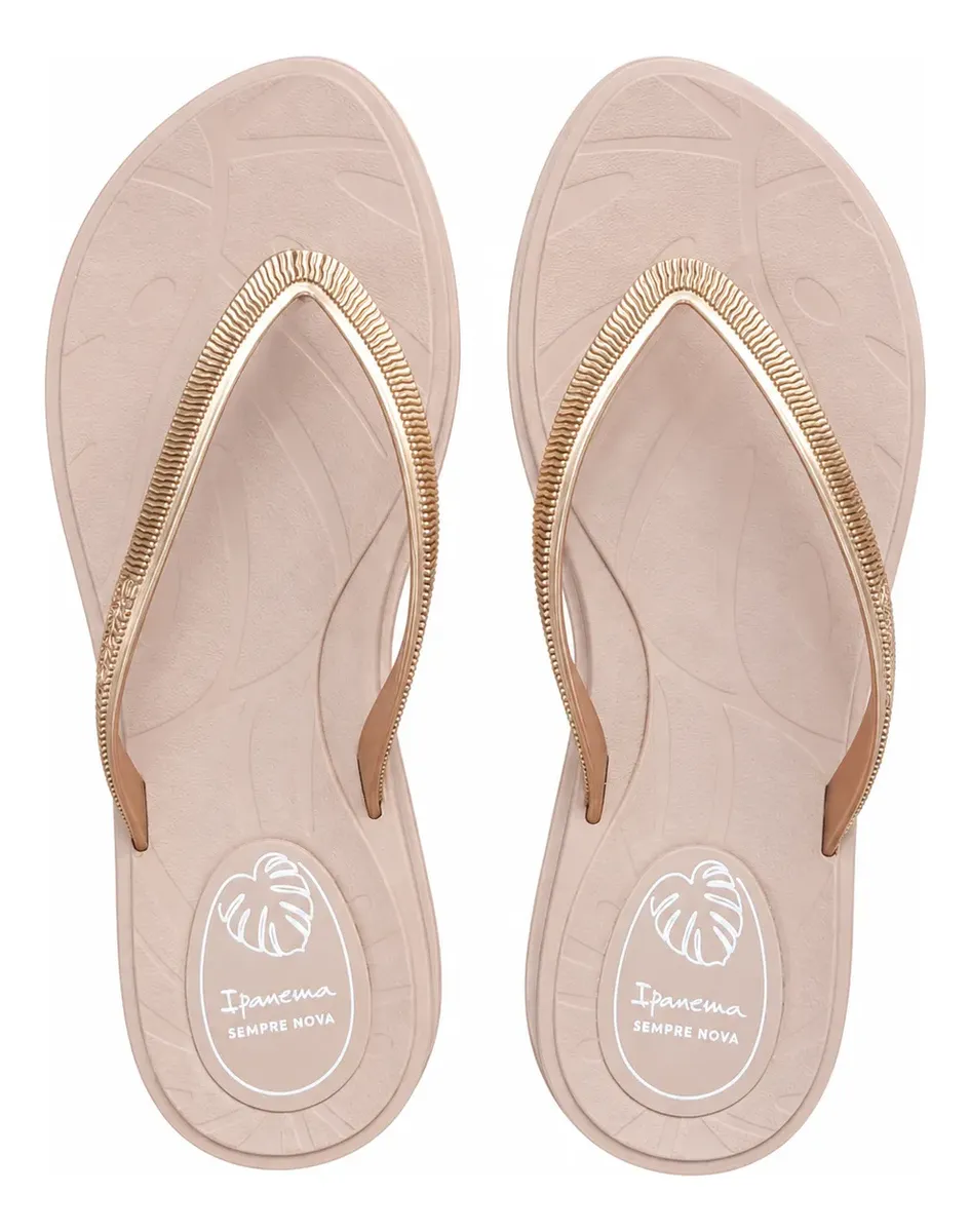 Chinelo Sandalia Rasteirinha Feminina Ipanema Shine Original — Design brilhante e palmilha macia para looks de verão. | Chinelaço, loja de chinelos no Rio de Janeiro