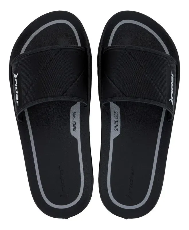 Chinelo Rider 11578 Street Slide Ad Sandália Gáspea Casual — Slide casual com tira larga e solado confortável para o dia a dia. | Chinelaço, loja de chinelos no Rio de Janeiro